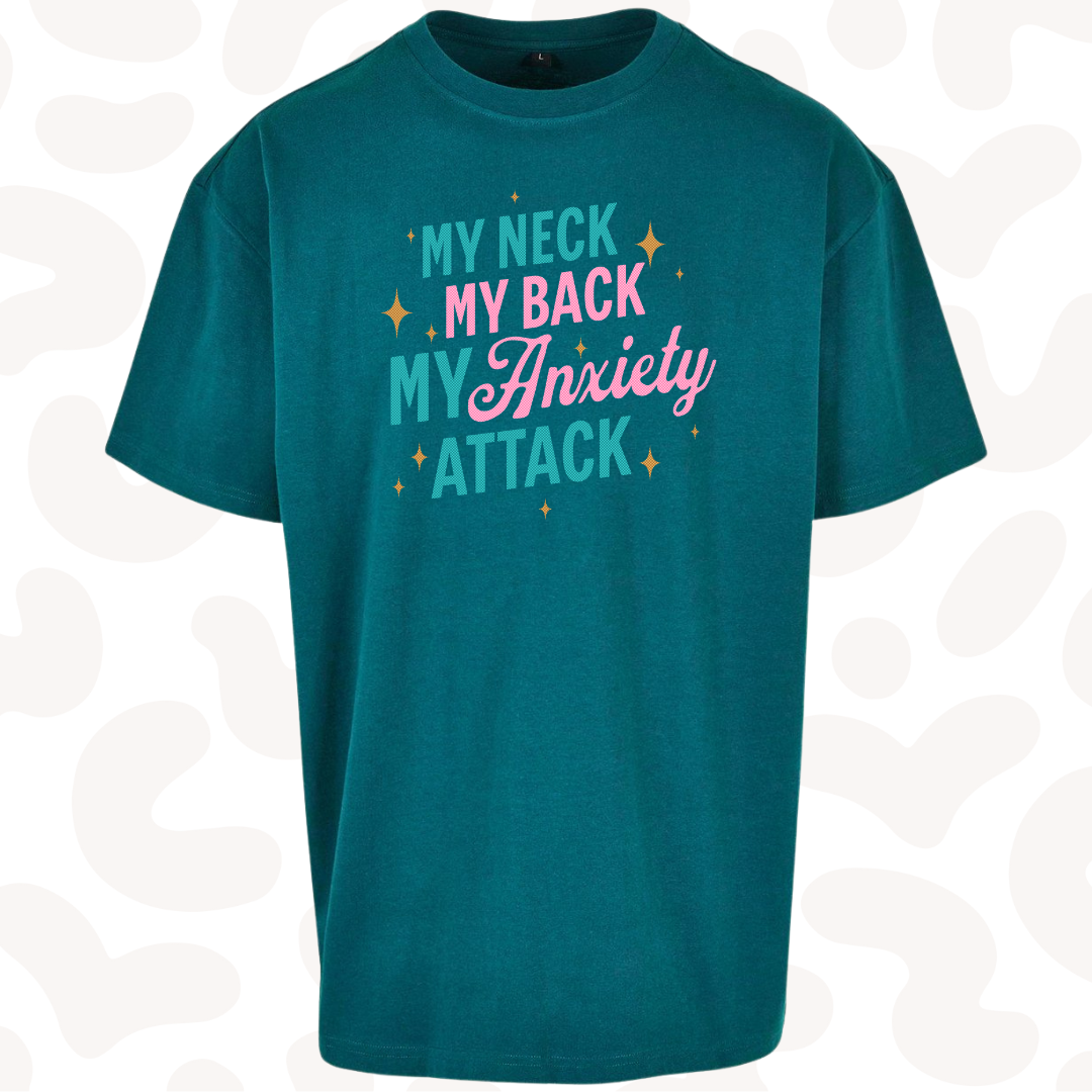 Adult Graphic T-shirt Anxiety attack Heavyweight - sizes XS-5XL