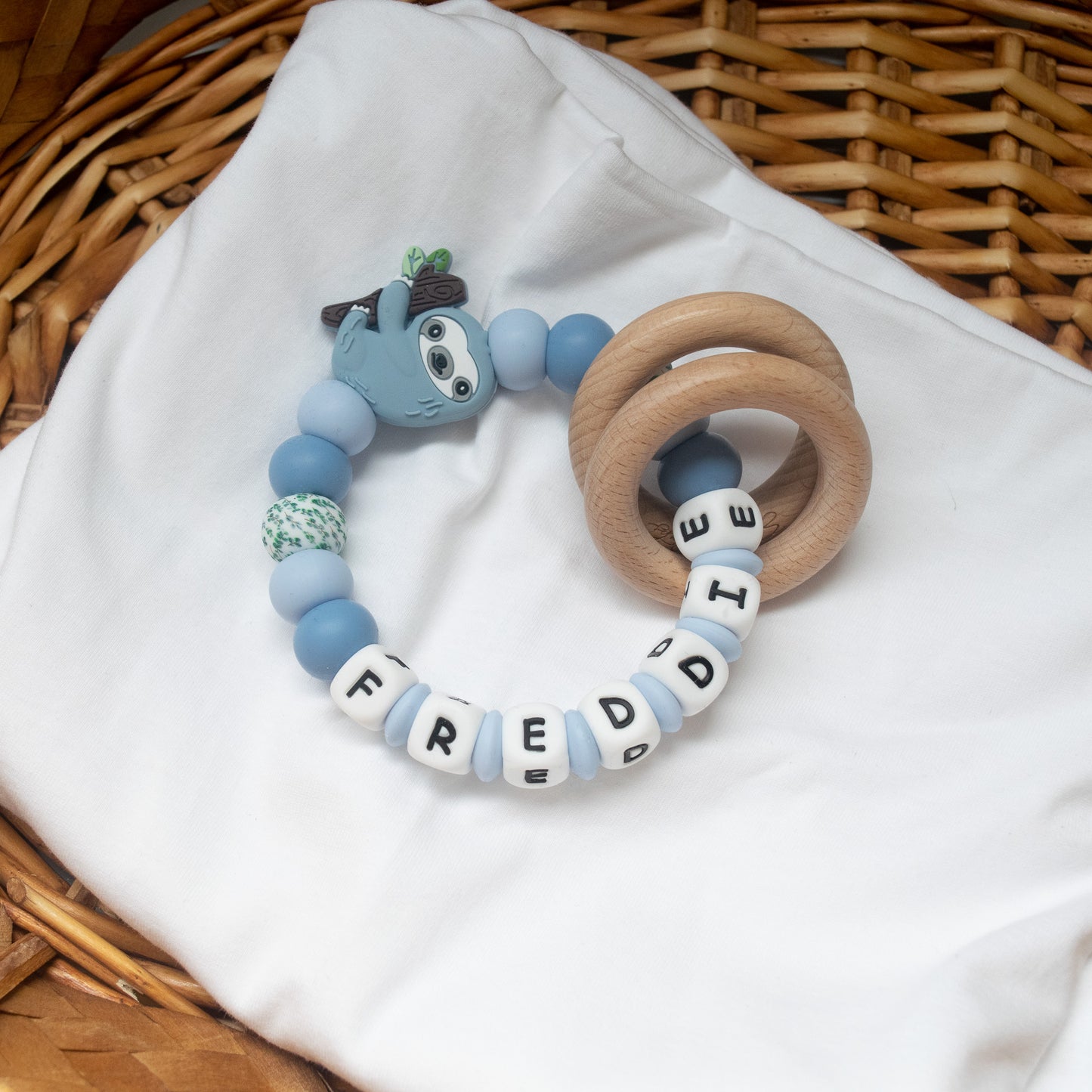 Sloth Teether - Blue