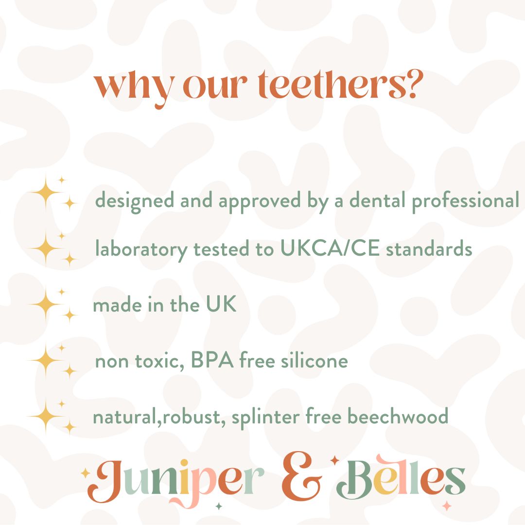 Personalised Teether Marble Collection Multiple colour options
