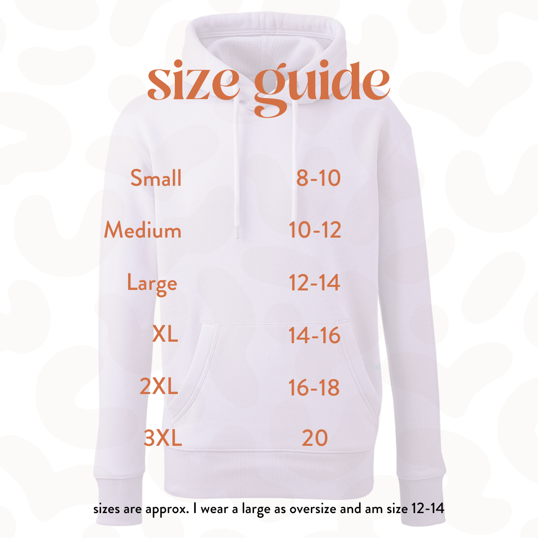 womens graphic hoodie - true love sizes Small - 3XL