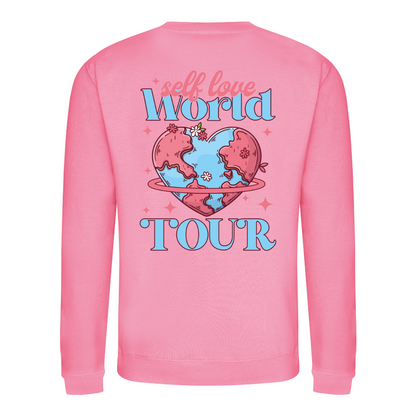 self love world tour t cotton sweater graphic printed
