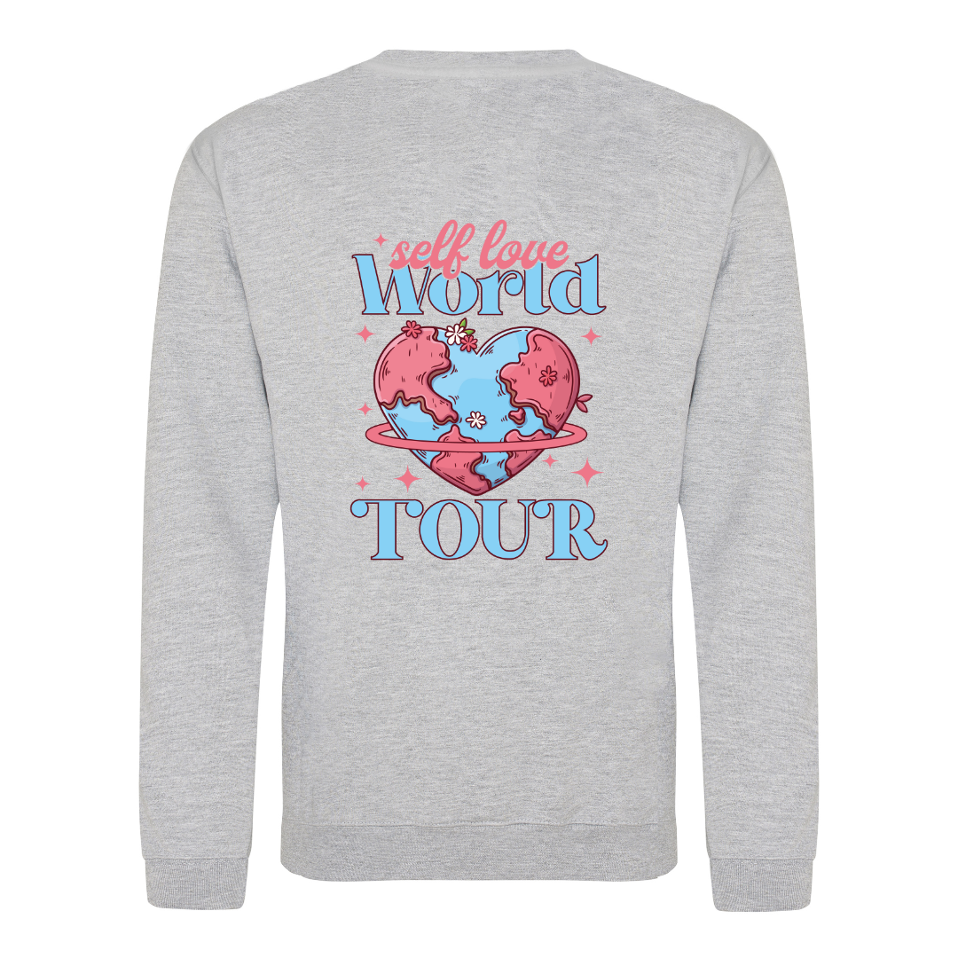 self love world tour t cotton sweater graphic printed