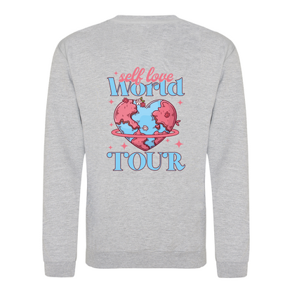 self love world tour t cotton sweater graphic printed