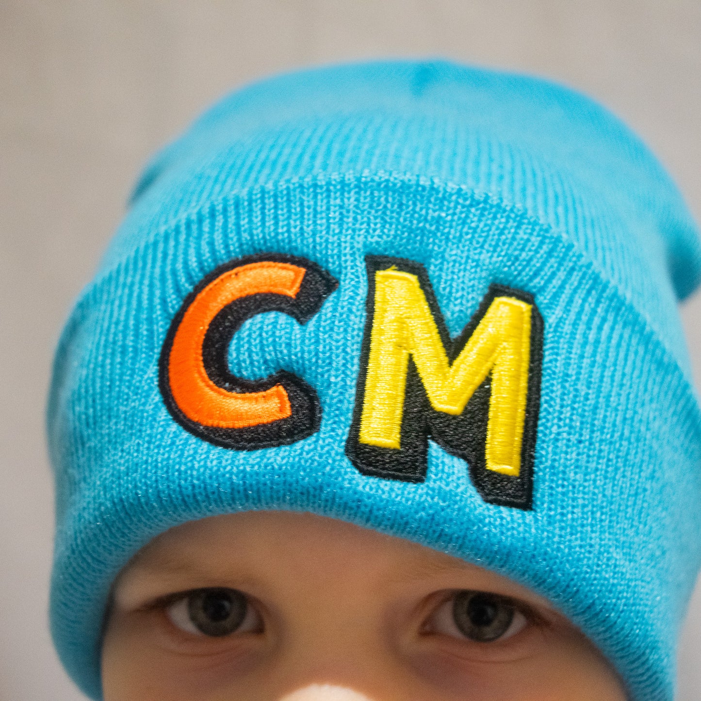 🌟 Personalised Chunky Ribbed Beanie Hat with Initial Embroidery! 🎩