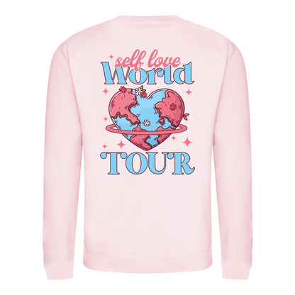 self love world tour t cotton sweater graphic printed