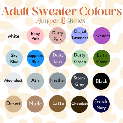 Mama Sweater - Multiple Colour Choices