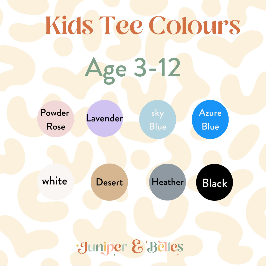 🌈 KIDS Custom Embroidered Kids' Top - Rainbow mix  🦄 3-13 years
