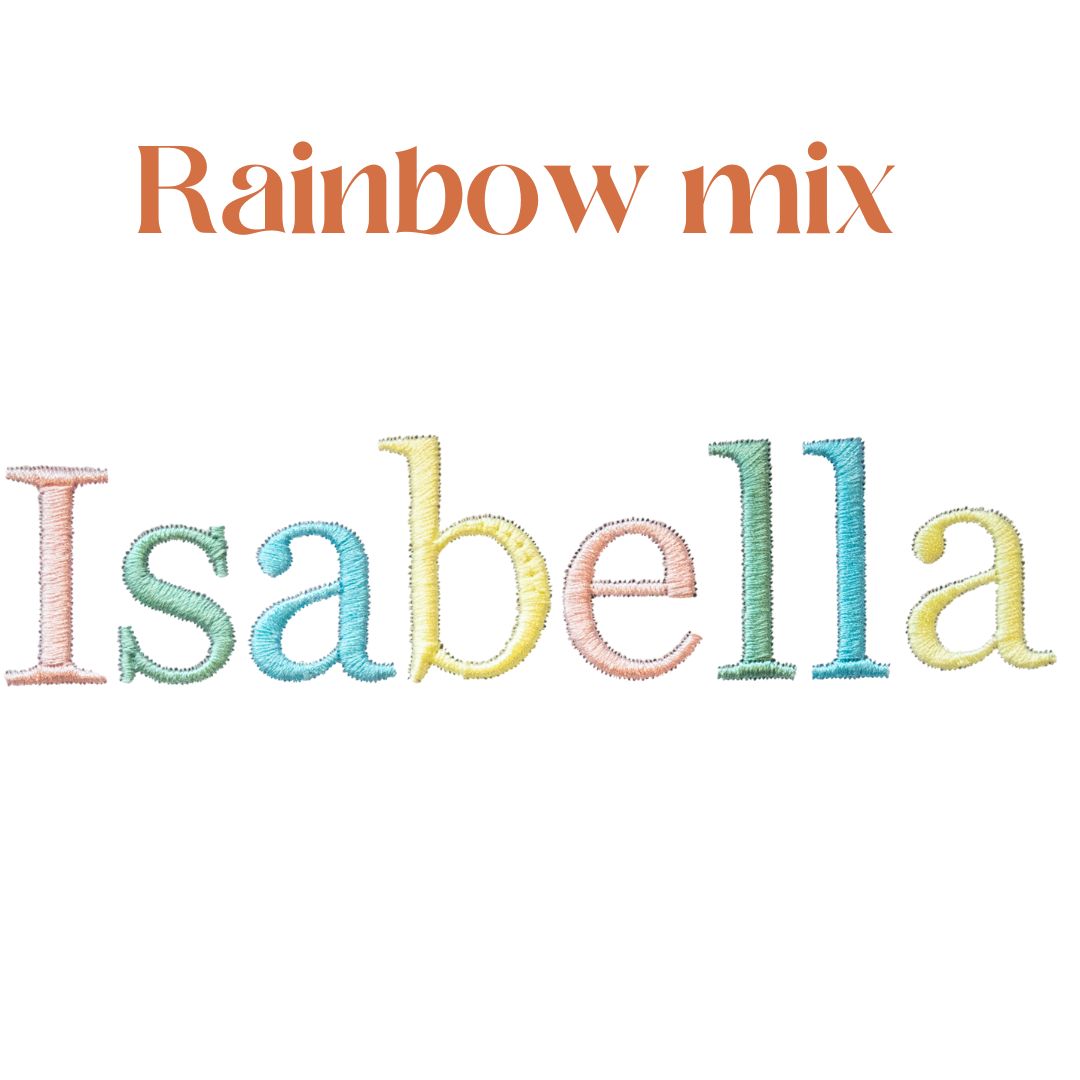 🌈Infant  Custom Embroidered Kids' Top - Rainbow mix  🦄 newborn - 3 years