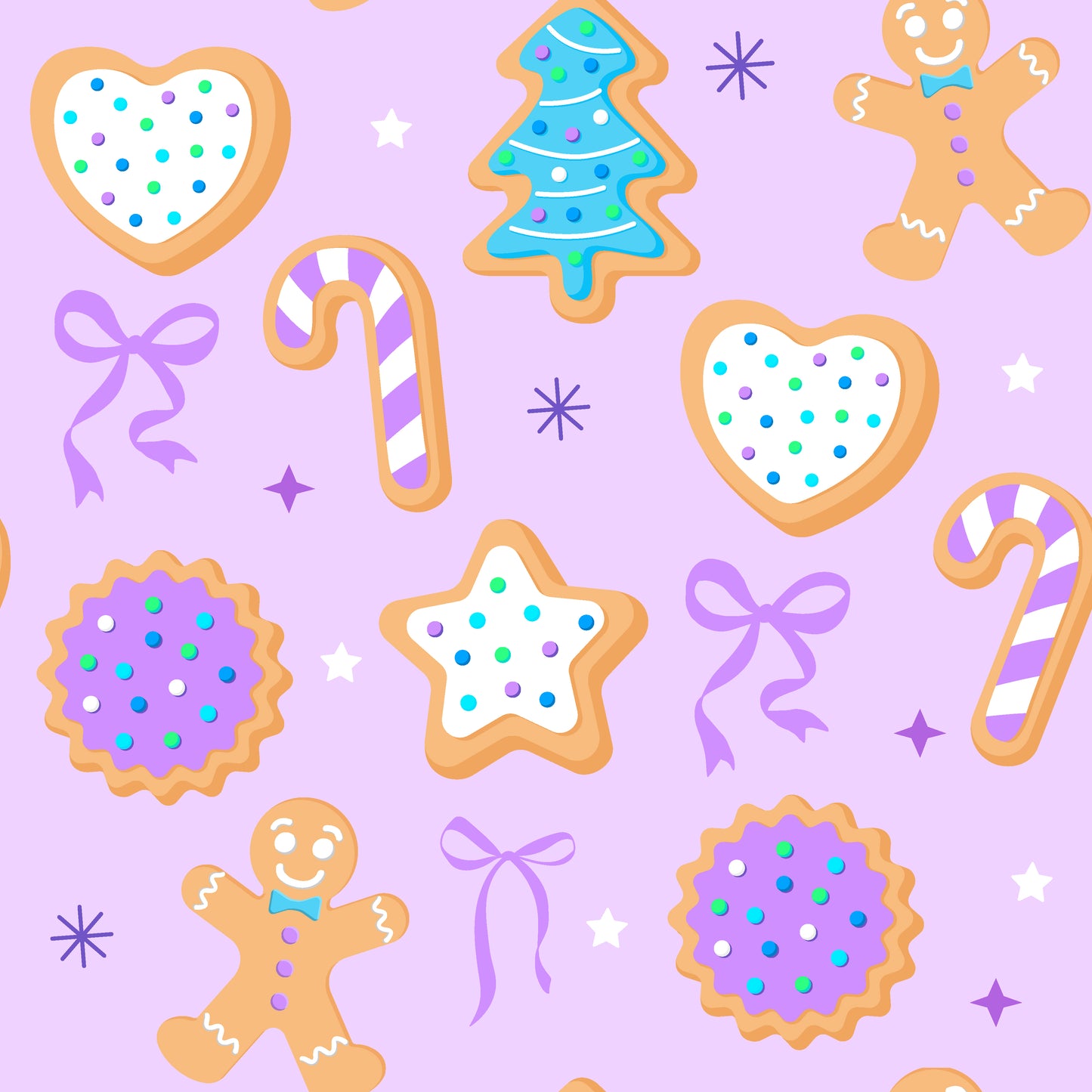 Pink Ginger bread  Initial Christmas Jumper