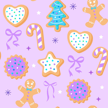 Pink Ginger bread  Initial Christmas Jumper