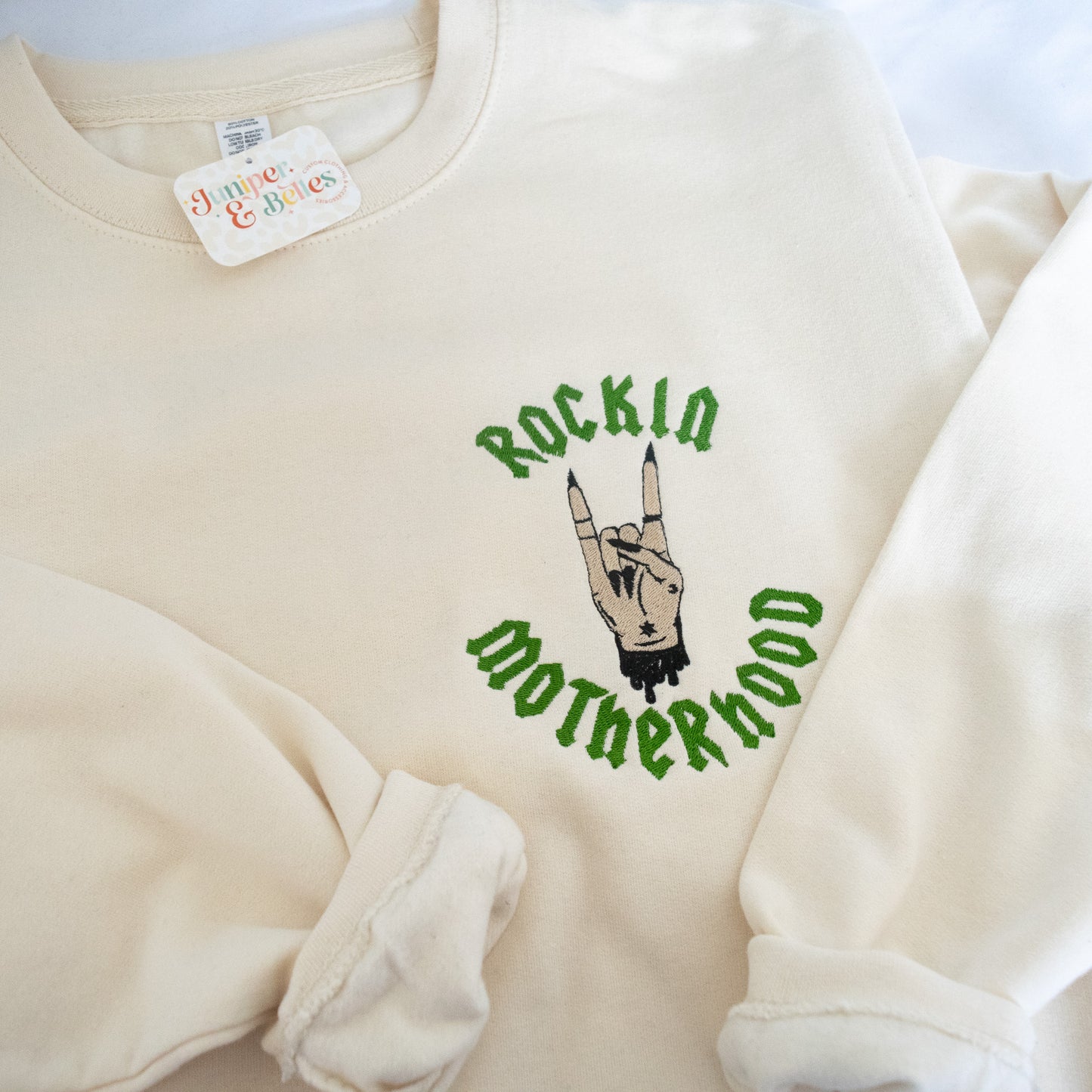 Rockin Motherhood Sweater - Vanilla Moss