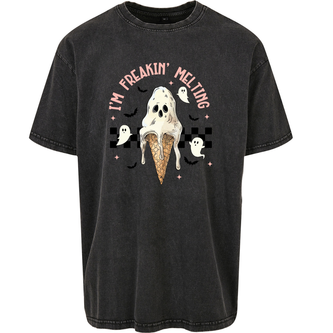 Freakin Melting adult halloween OVERSIZED