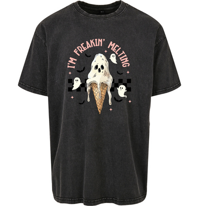 Freakin Melting adult halloween OVERSIZED