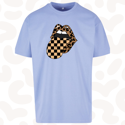 Adult Graphic T-shirt Leopard Print Grunge Heavyweight - sizes XS-5XL