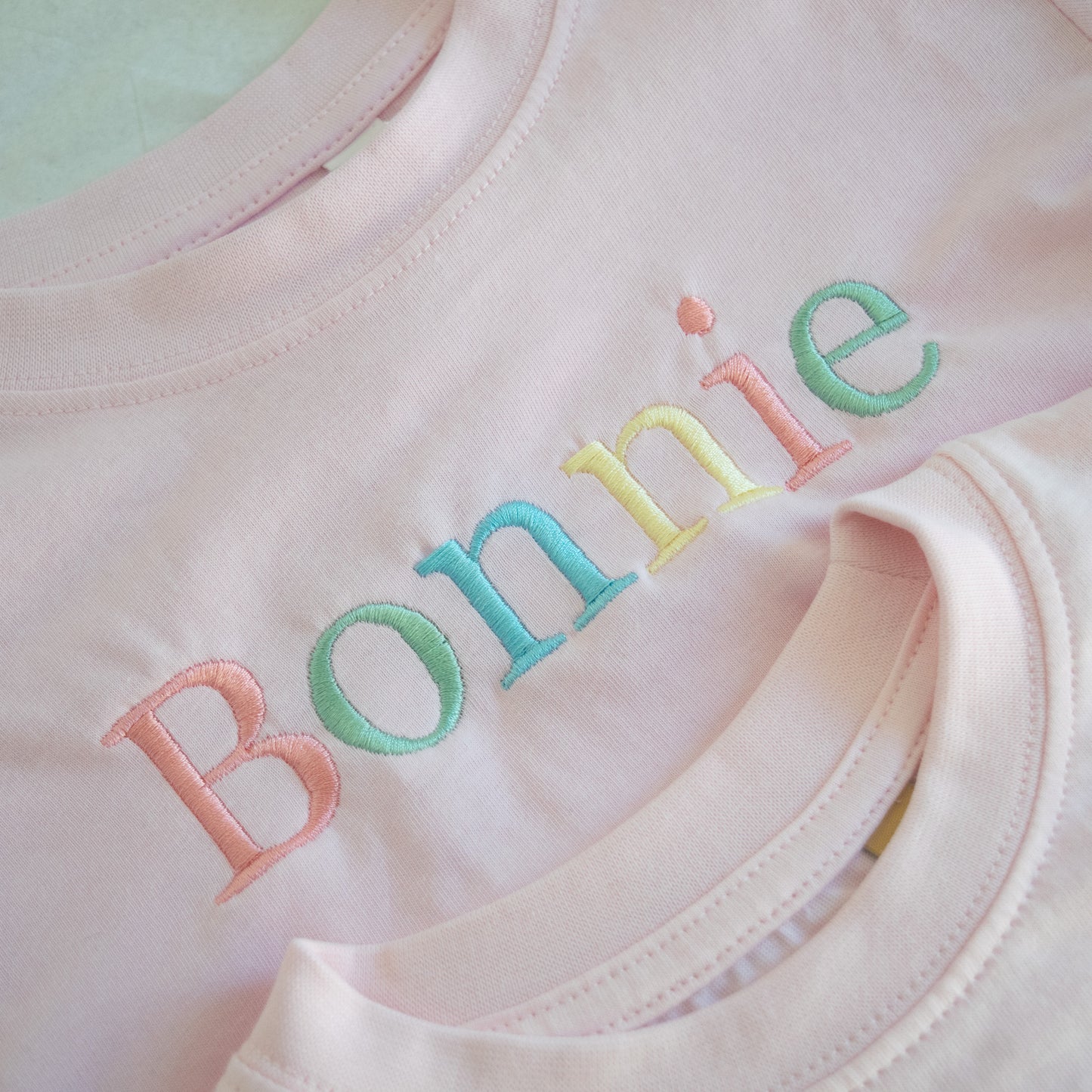 🌈Infant  Custom Embroidered Kids' Top - Rainbow mix  🦄 newborn - 3 years