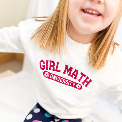 🌟 Girl Math Embroidered Sweater - Join the Squad! 💃👯‍♀️