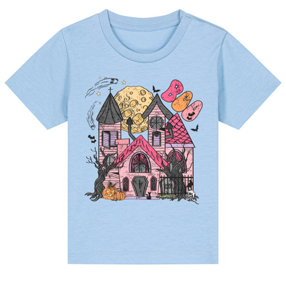 Haunted House Halloween Kids Graphic T-shirt