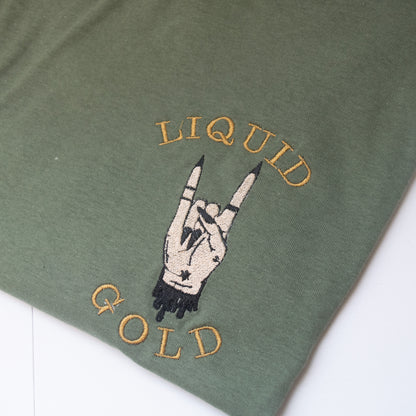 🌟 Empowerment Embroidered 'Liquid Gold' Breastfeeding Awareness Top 🤱