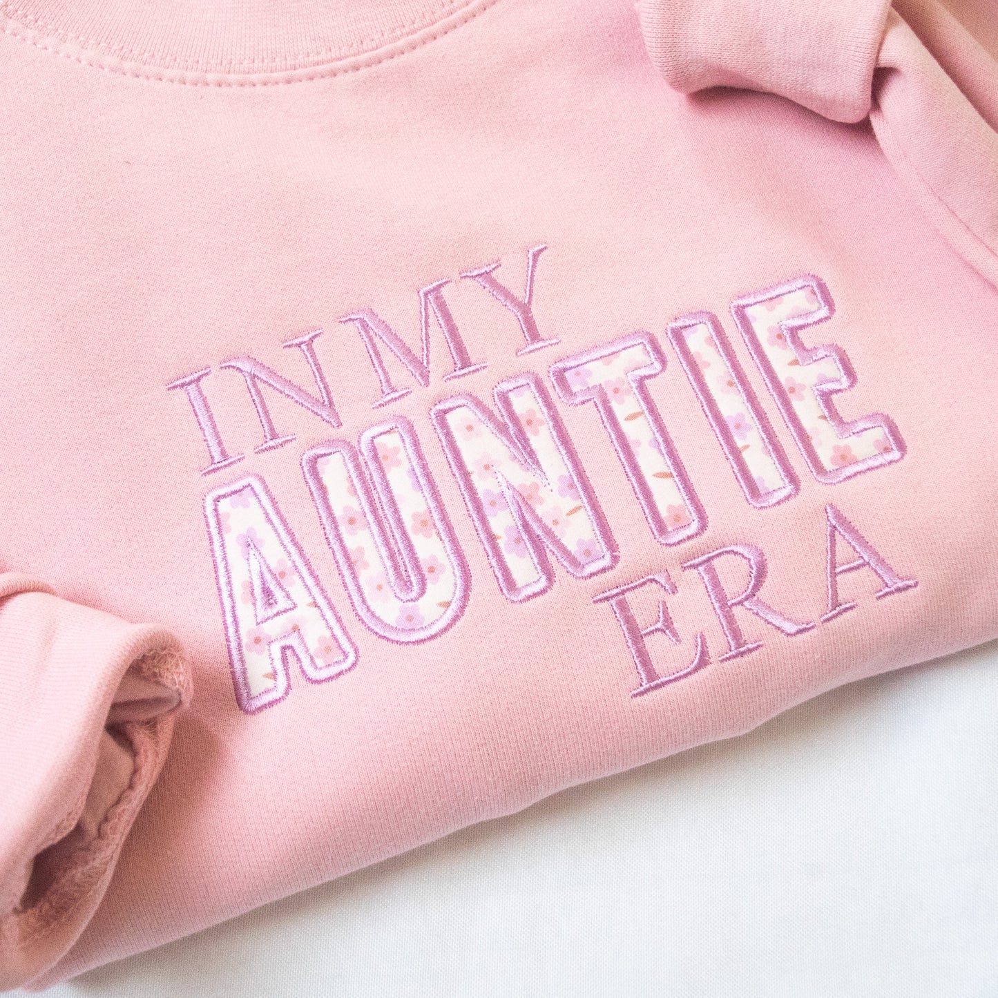 In my Auntie Era Sweatshirt - Little Flower