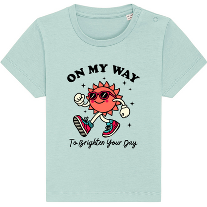 on my way to brighten your day infant graphic t-shirt
