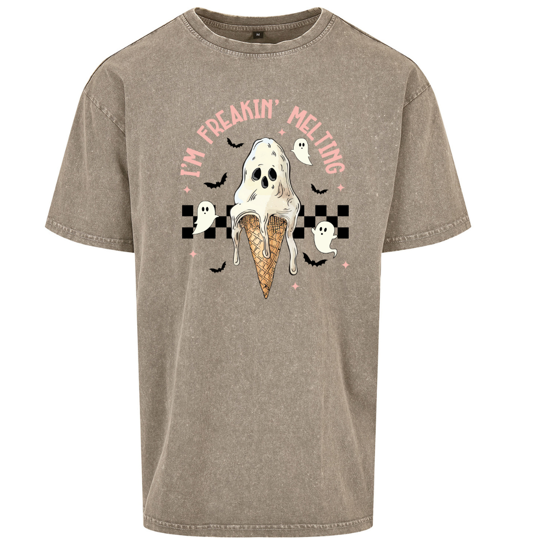 Freakin Melting adult halloween OVERSIZED