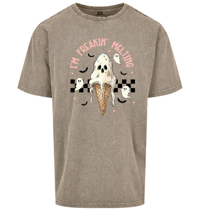 Freakin Melting adult halloween OVERSIZED