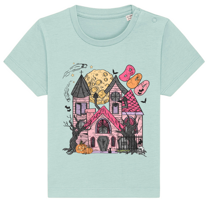 Haunted House Halloween Kids Graphic T-shirt