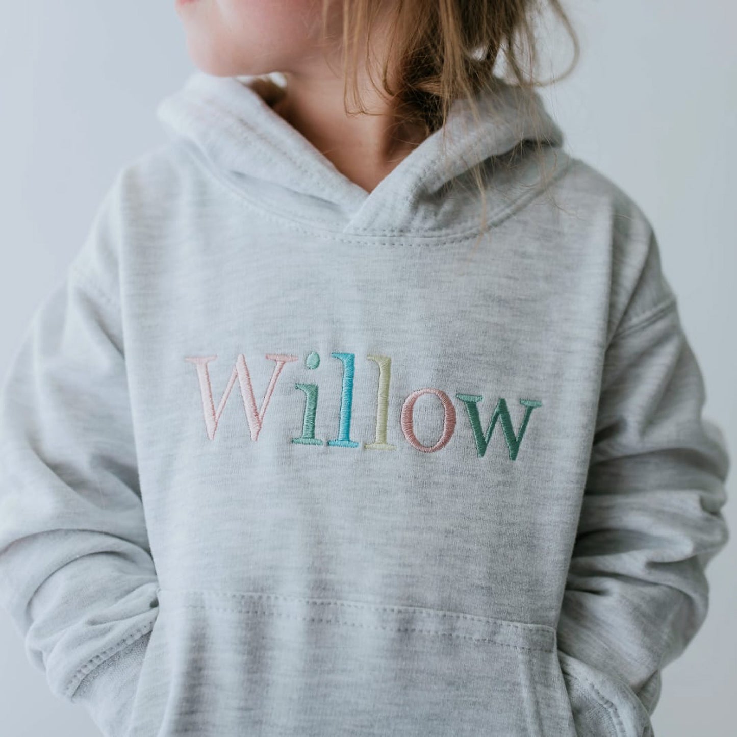 🌟Kids' Custom Hoodie 🌈 | Personalise Your Little One's Style! 🎨 Rainbow Mix