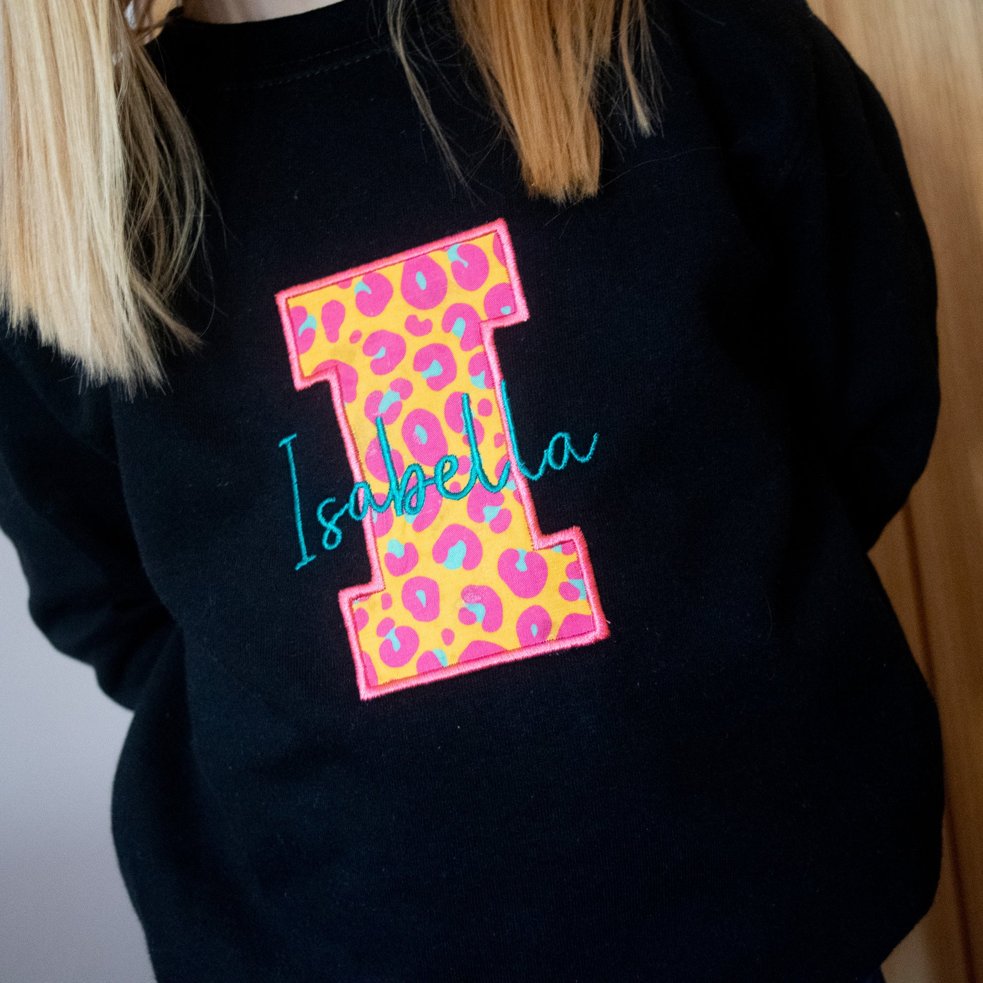 Embroidered Personalised Jumper Cream Custom Personalised Hand