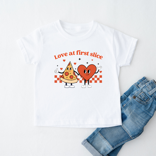 Love at first slice kids t-shirt children's 2 Colour options