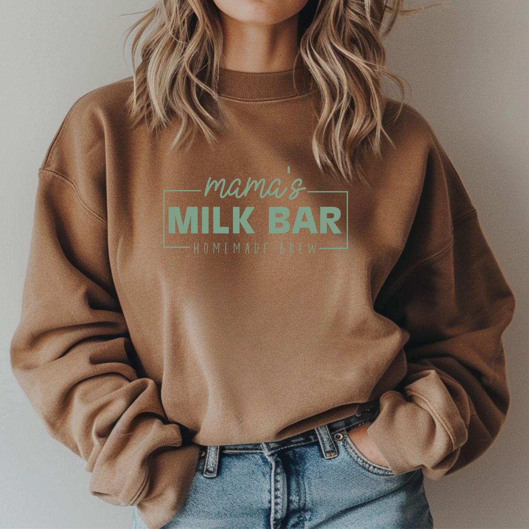 Mamas Milk Bar Breastfeeding Sweater - Caramel