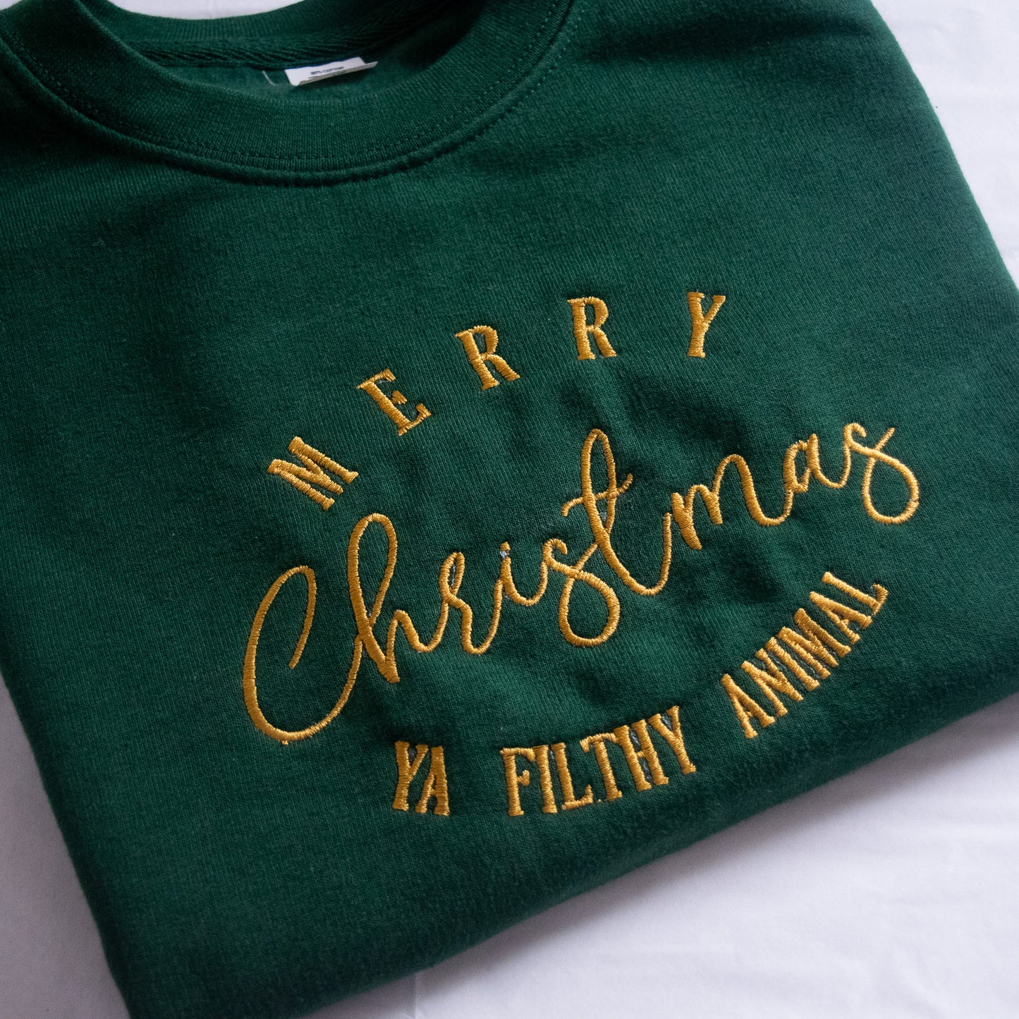 kids christmas Sweater Jumper Merry Christmas ya filthy animal