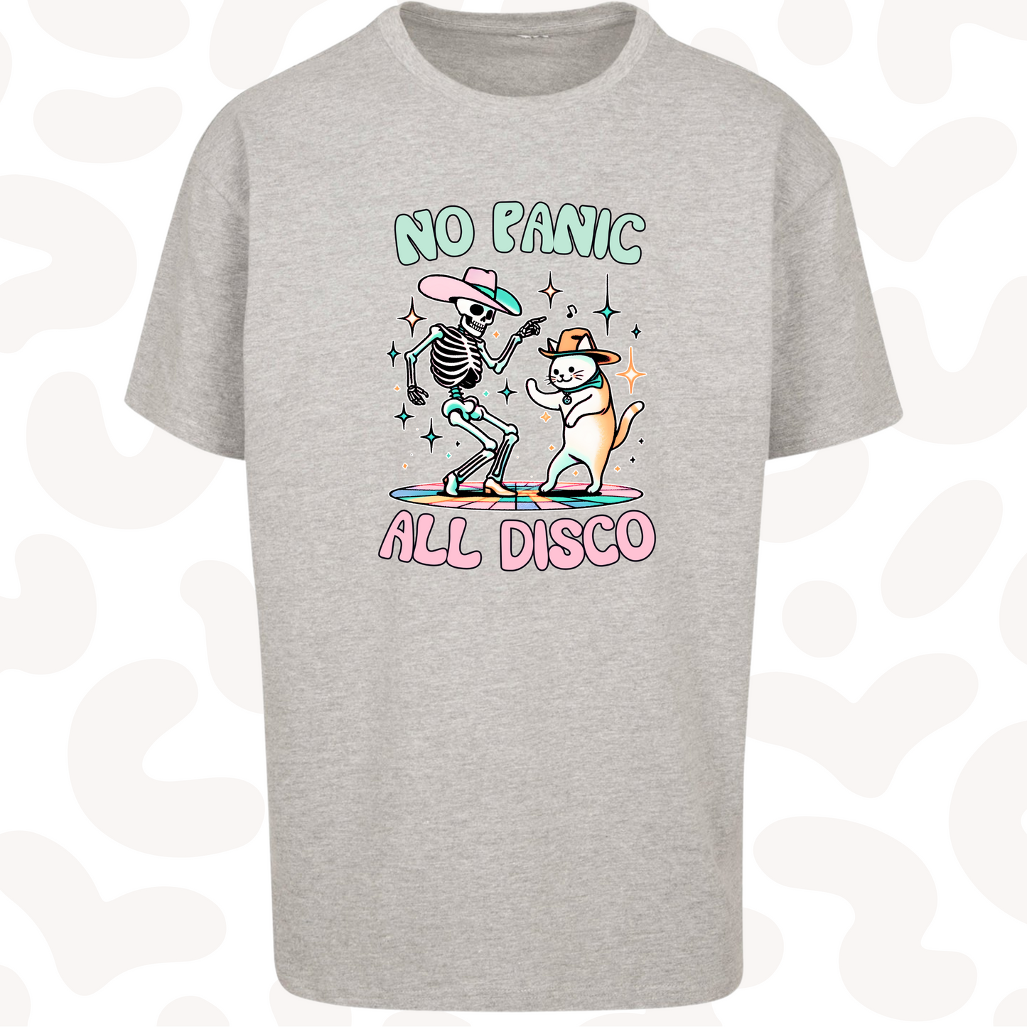 No Panic all disco oversized fit graphic tee heavyweight