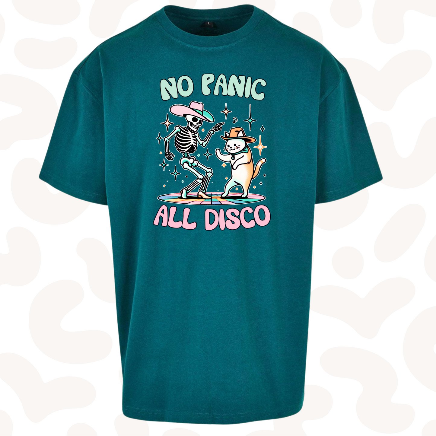 No Panic all disco oversized fit graphic tee heavyweight