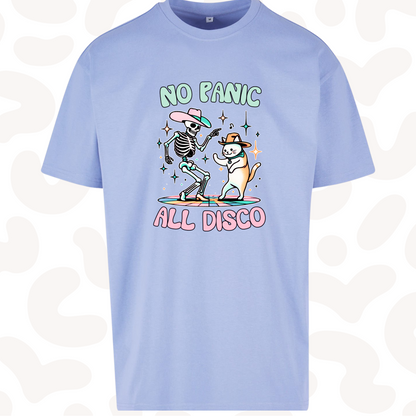No Panic all disco oversized fit graphic tee heavyweight