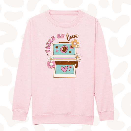 kids Focus on love sweater
