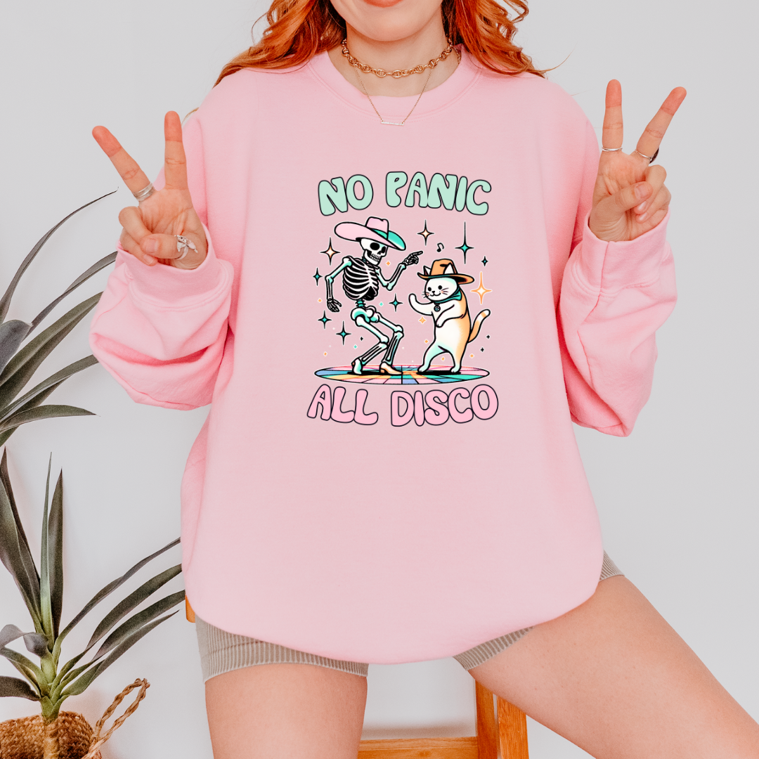 No panic all disco adult unisex printed sweater