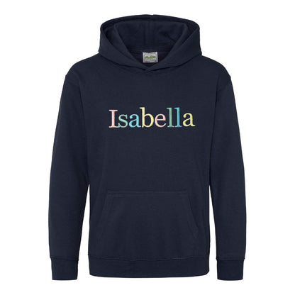 🌟Kids' Custom Hoodie 🌈 | Personalise Your Little One's Style! 🎨 Rainbow Mix