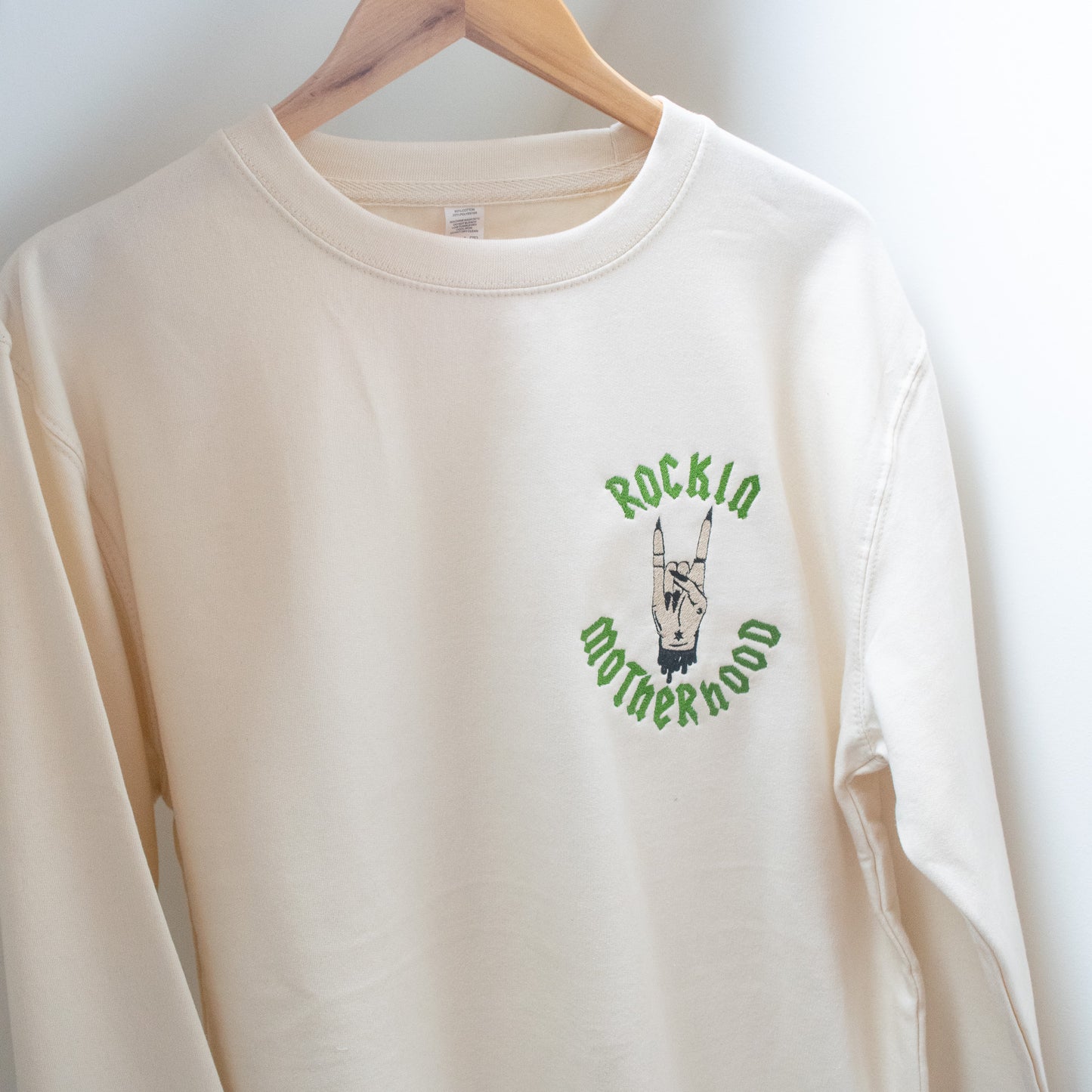 Rockin Motherhood Sweater - Vanilla Moss