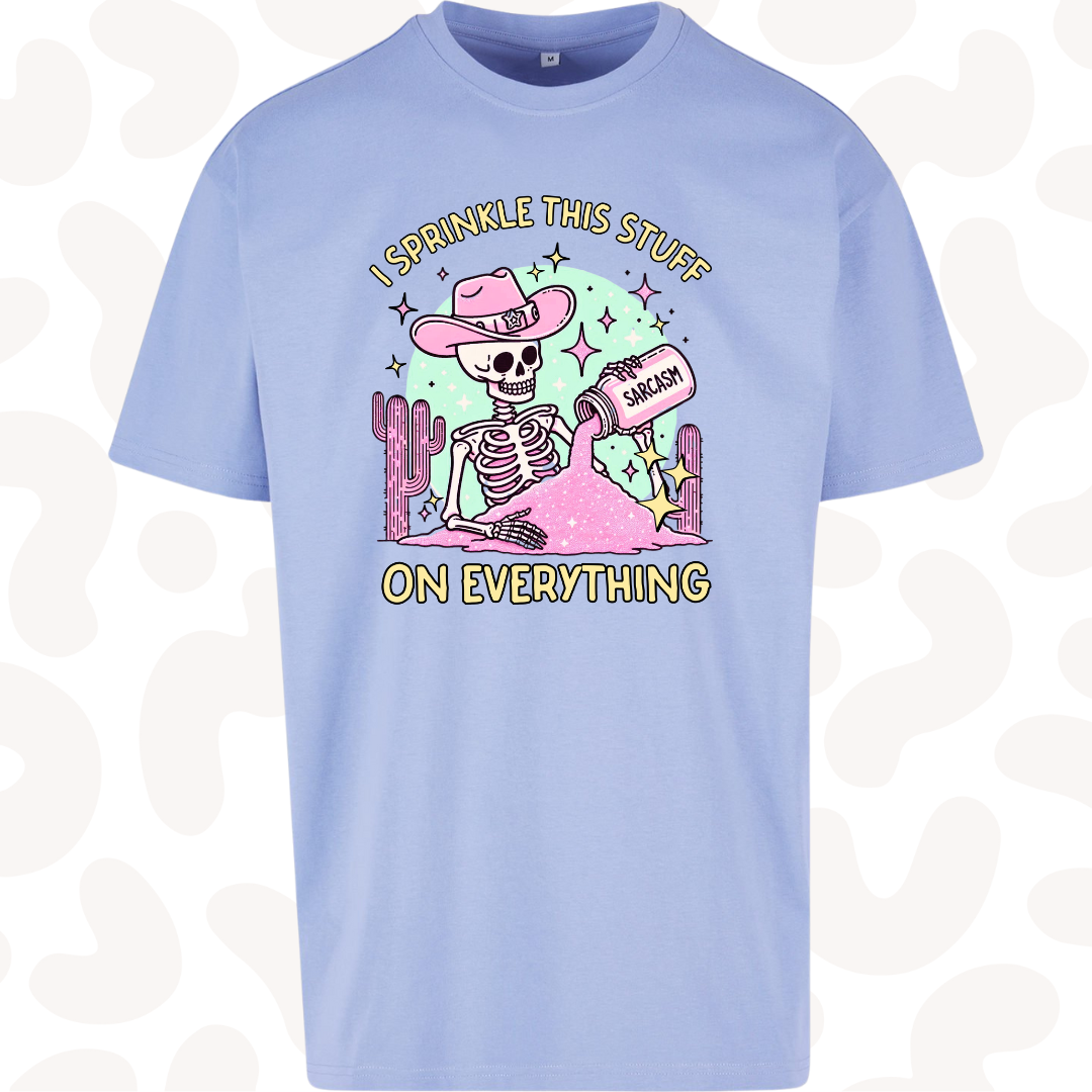 Ray of sarcastic sunshine oversized fit graphic tee heavyweight