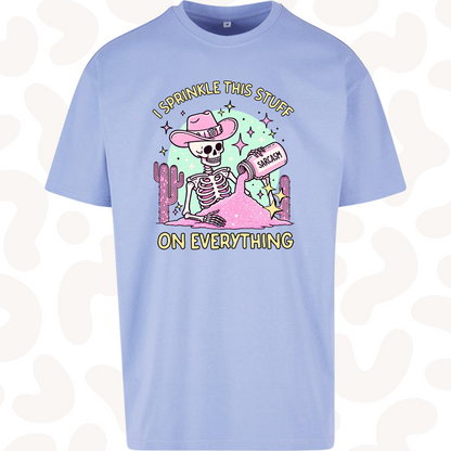 Ray of sarcastic sunshine oversized fit graphic tee heavyweight