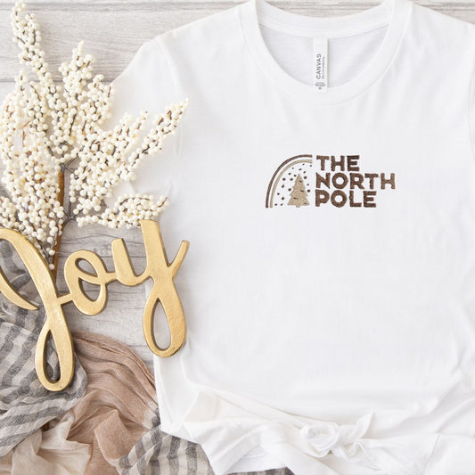 🎄 Festive 'The North Pole' Christmas T-Shirt 🎅