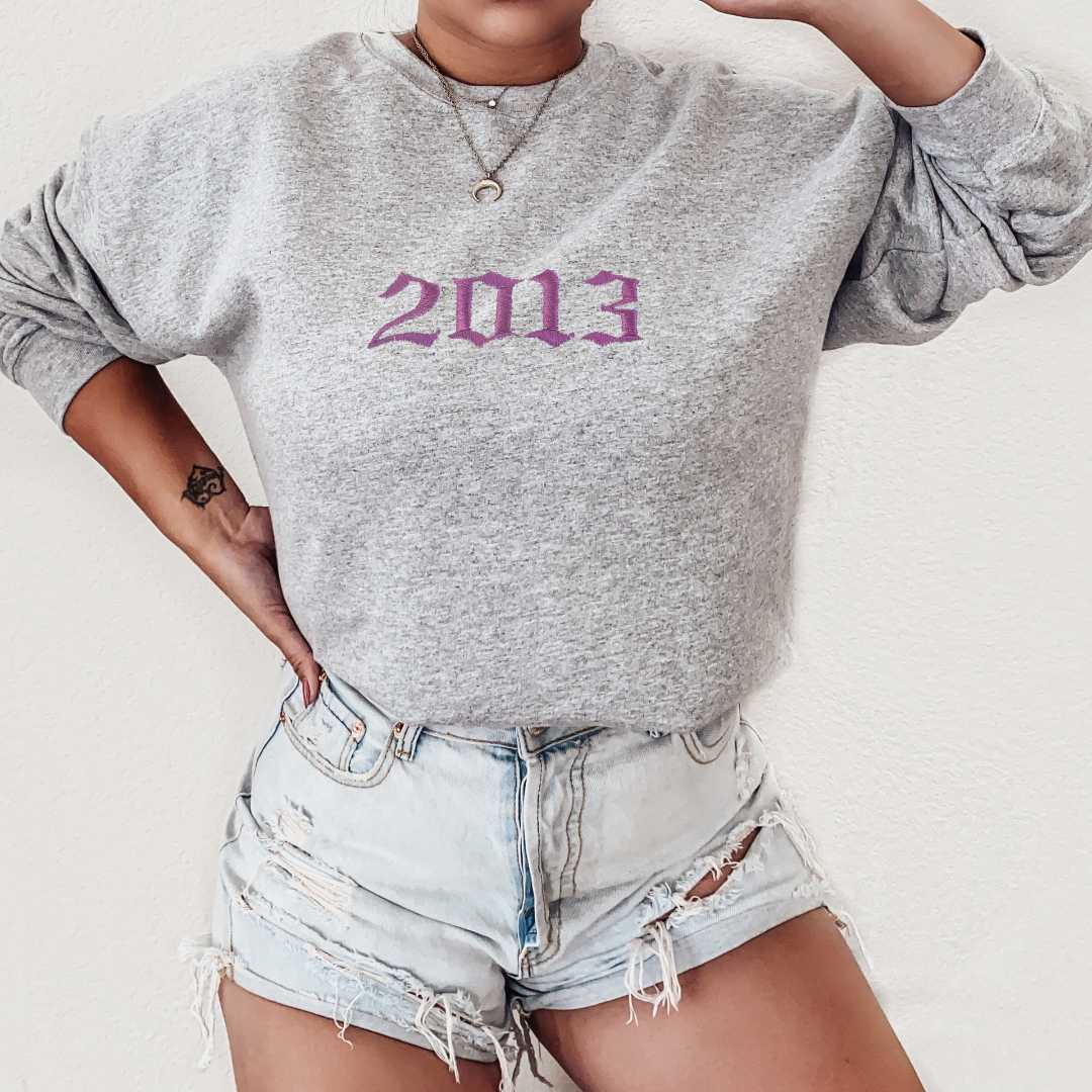 🌟 Personalised Birth Year Adult Sweater! 🎉